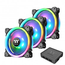 Pack de 3 ventiladores para PC Thermaltake Riing Trio 12 LED RGB