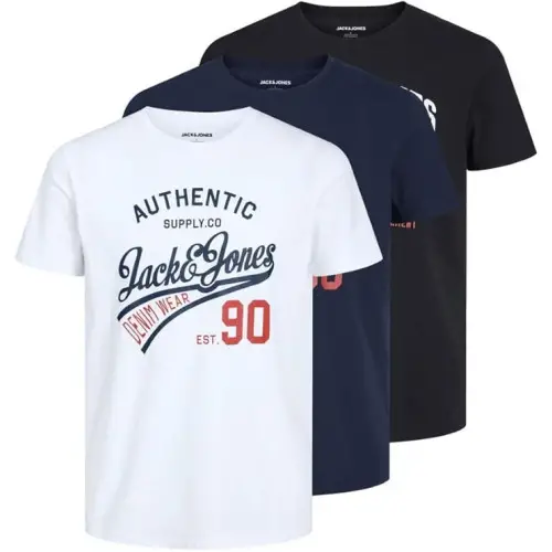 Pack de 3x Camisetas Jack & Jones Jjecorp Logo tee