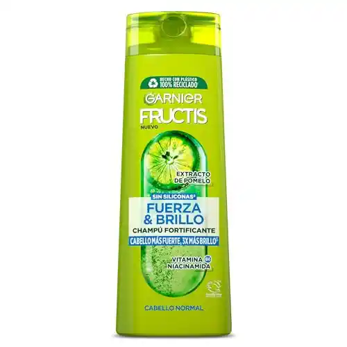 Pack de 3x champús Garnier Fructis Fuerza y Brillo para pelo normal