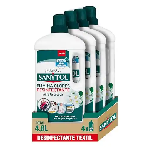 Pack de 4x1200ml Desinfectante Textil Sanytol