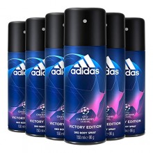 Pack de 6 desodorantes Adidas Uefa Champions League Victory Edition