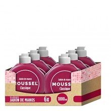 Pack de 6 - Jabón de manos Moussel 300 ml