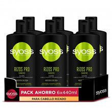 Pack de 6x Syoss Rizos Pro Champú para pelo rizado (compra recurrente)