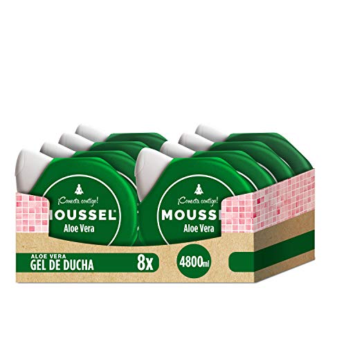 Pack de 8 envases de Moussel Gel y jabón Aloe Vera