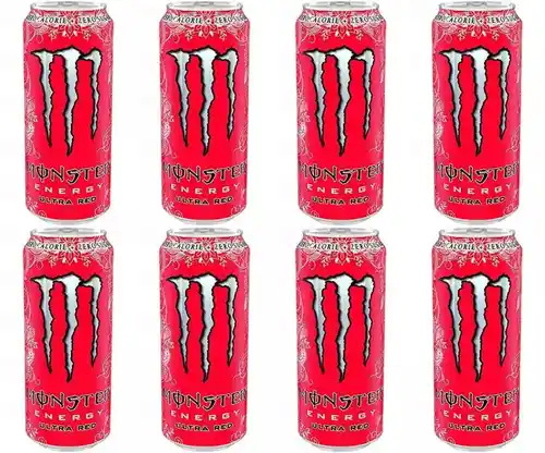 Pack de 8 Monster Energy Ultra Red