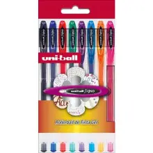 Pack de 8 rotuladores Uni Ball Signo con tinta gel