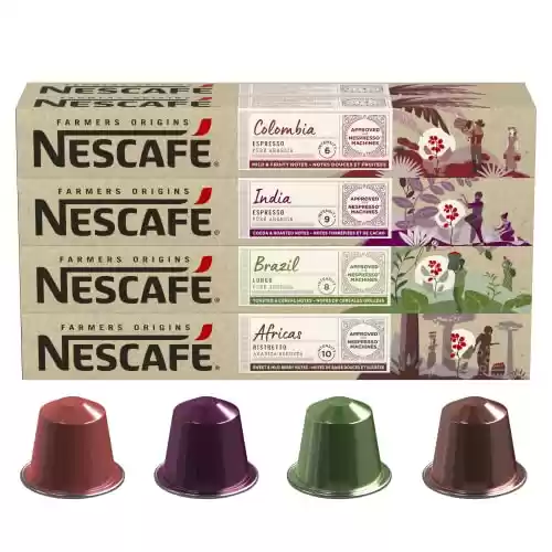 Pack de 80 cápsulas de café Nescafé compatibles con máquinas Nespresso