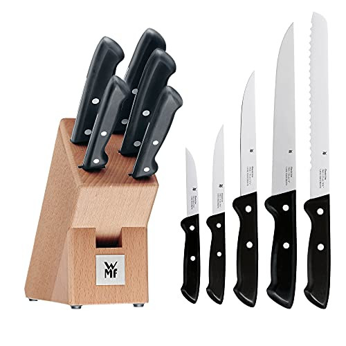 Pack de cuchillos de 5 piezas en bloque de madera WMF Classic Line