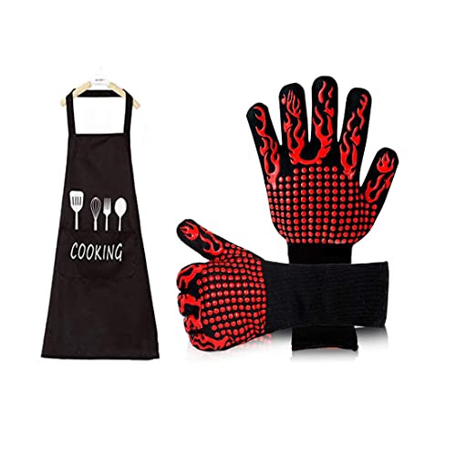 Pack de Guantes para Horno + Delantal de Cocina