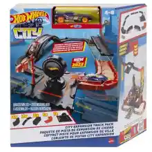 Pack de pistas Hot Wheels City para acción y diversión.