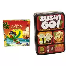 Pack juegos de mesa Catan Junior + Sushi Go