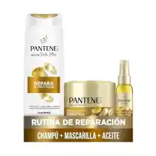Pack Pantene Pro-V rutina de reparación Keratina (mascarilla + champú + aceite)