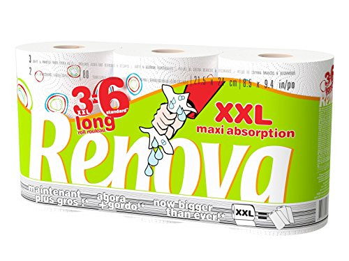 Pack Renova 3 Rollos de papel de cocina XL