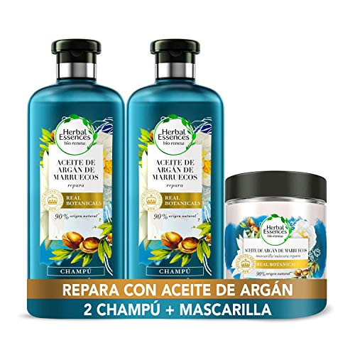 Pack Reparación 2 Champús 400ml + Mascarilla 250ml de Herbal Essences