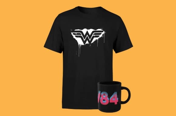 Pack Wonder Woman Camiseta + Taza