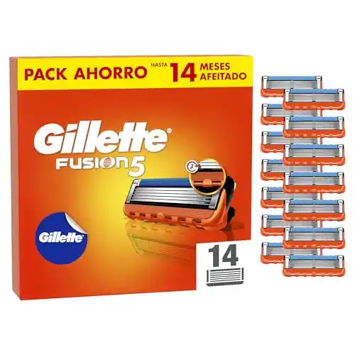 Pack x14 Recambios Gillette Fusion5