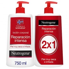 Pack x2 Loción Corporal Neutrogena Reparación Intensa para piel seca