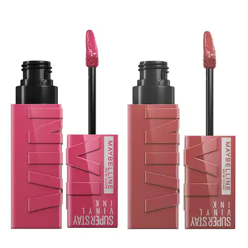 Pack x2 Superstay Vinyl Ink Maybelline New York pintalabios ¡SOLO HOY!