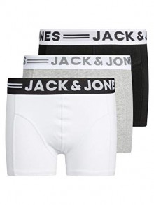 Pack x3 calzoncillos para niño Jack & Jones Sense Trunks