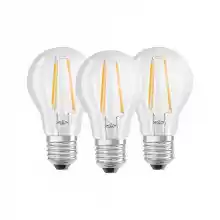 Pack 3x bombillas LED con filamentos Osram 819290 E27 Blanco Cálido