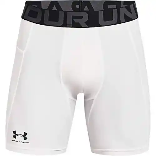 Pantalón corto de compresión Under Armour HeatGear para hombre con tejido transpirable