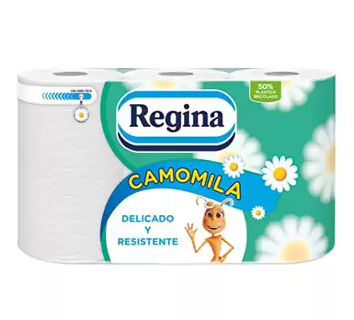 Papel higiénico de 6 rollos y 3 capas Regina Camomila