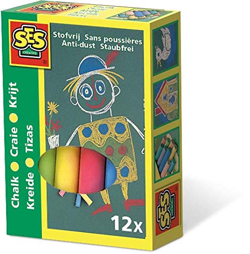 Paquete de 12 tizas de SES Creative