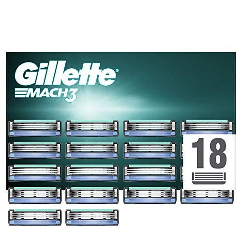 Paquete de 18 Cuchillas de Recambio Gillette Mach3