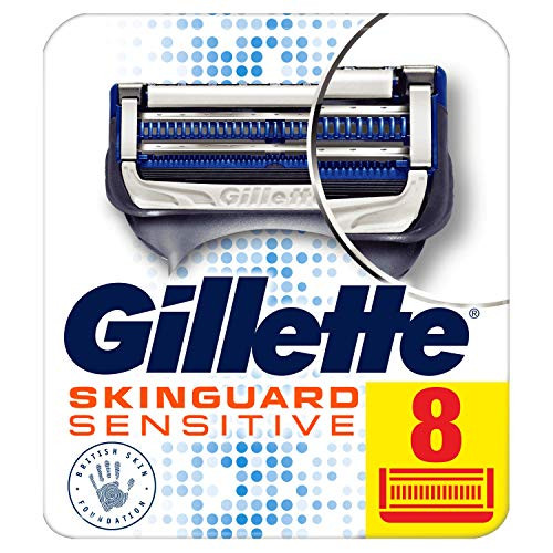 Paquete de 8 recambios de cuchillas de afeitar Gillette SkinGuard