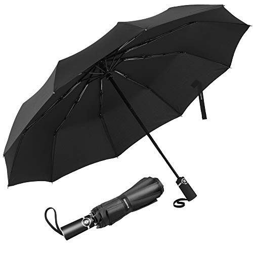 Cuponazo! Paraguas Plegable Automático Negro