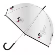 Paraguas Transparente de Mickey Mouse - Licencia Oficial Disney