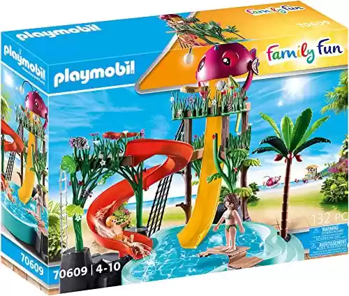 Parque acuático tobogán PLAYMOBIL Family Fun