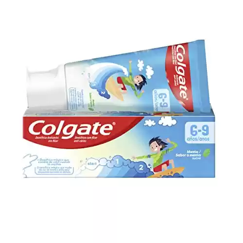 Pasta de Dientes Infantil para Niños 6-9 Años Colgate