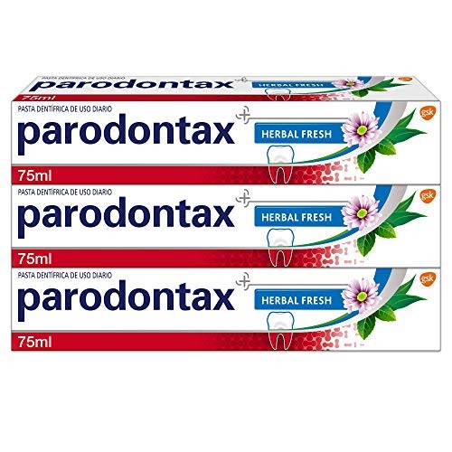 Pack de 3x Pasta de Dientes Parodontax Herbal Fresh Sabor Eucalipto y Menta