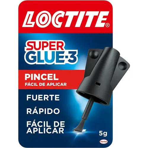 Pegamento instantáneo Loctite Super Glue-3 con pincel