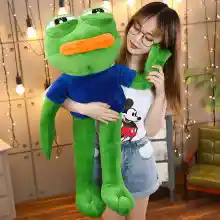 Peluche Rana Triste Pepe 50cm