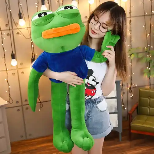 Peluche Rana Triste Pepe 50cm