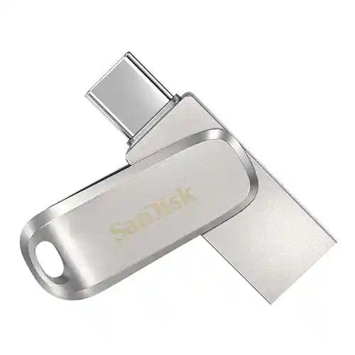 Pendrive SanDisk 256GB Ultra Dual Drive Luxe USB Tipo C + USB A