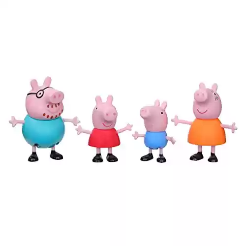 Peppa Pig - Peppa y su Familia - Set de 4 Figuras