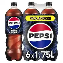 Pepsi Zero, Pack 6 x 1.75 litros