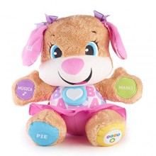 Peluche interactivo para bebé Perrita Fisher-Price - Ríe, Aprende y primeros descubrimientos