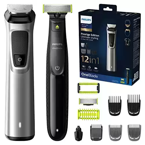 Philips MG9710/90 Recortadora de barba 12 en 1