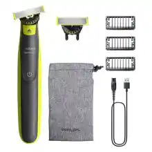 Philips OneBlade 360 Recortadora Barba + 2 Cuchillas + funda de viaje