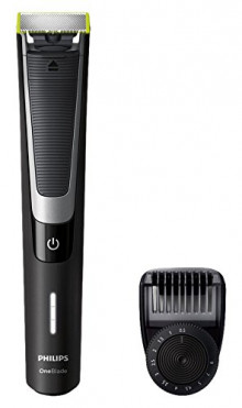 Philips OneBlade Pro QP6510/20 - Recortador de barba, recorta, perfila y afeita