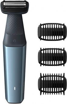 Philips Serie 3000 BG3015/15 - Afeitadora corporal apta para la ducha con 3 peines guía