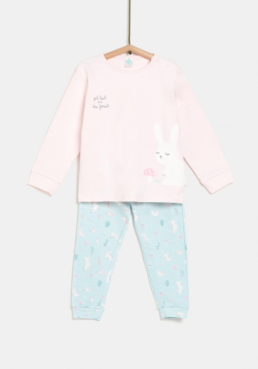 Pijama bebé manga larga estampado TEX