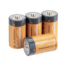 Pilas alcalinas D Amazon Basics