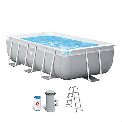 Piscina rectangular con depuradora 300 x 175 x 80 cm - Intex 26784NP