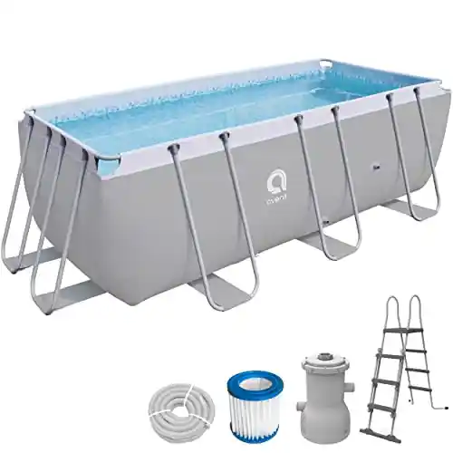 Piscina Rectangular con Estructura, 2343 Litros, 400 x 207 x 122 cm