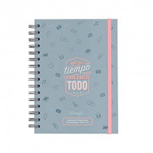 Planificador de productividad Mr. Wonderful - Aquí hay tiempo para darlo todo